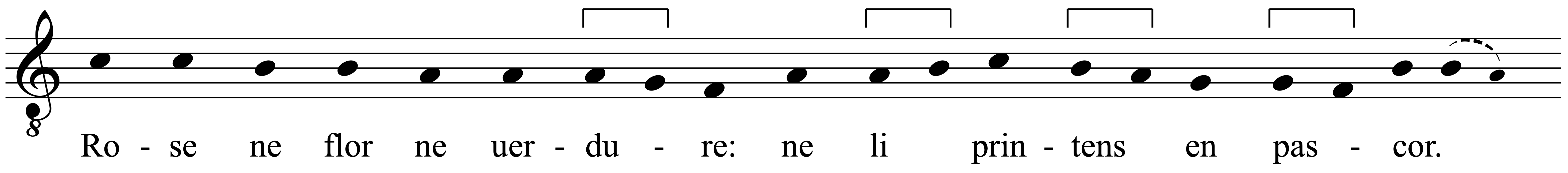 Work musical notation